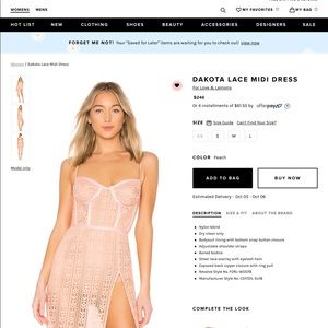 For Love and Lemons Dakota Dress